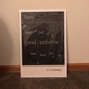 E. E. Cummings print
